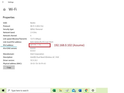 wifiip4 VsDevInfo Tech Xampp apache