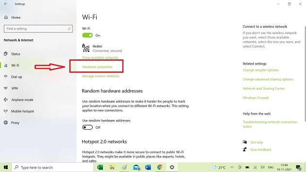 hardwareproperties VsDevInfo Tech Windows wifi