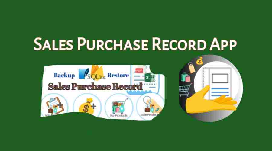 Sales purchase record App